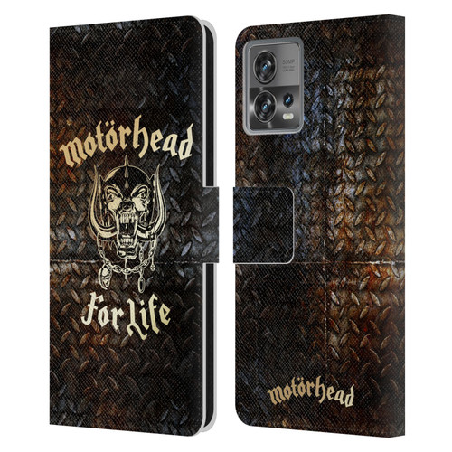 Motorhead Key Art For Life Leather Book Wallet Case Cover For Motorola Moto Edge 30 Fusion
