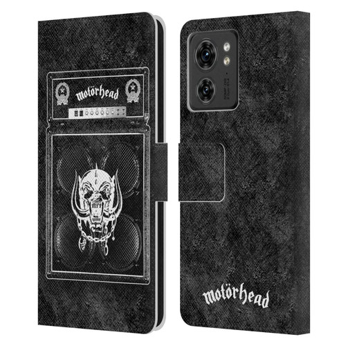 Motorhead Key Art Amp Stack Leather Book Wallet Case Cover For Motorola Moto Edge 40