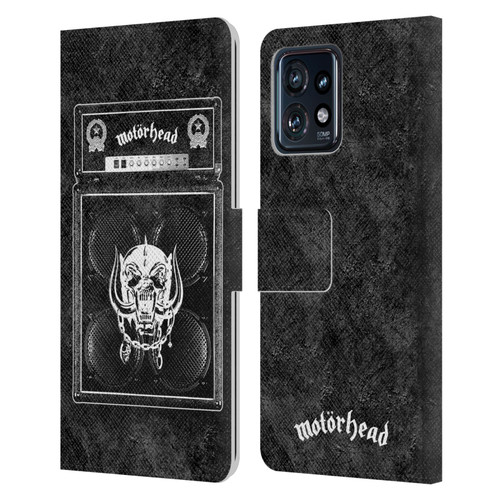 Motorhead Key Art Amp Stack Leather Book Wallet Case Cover For Motorola Moto Edge 40 Pro