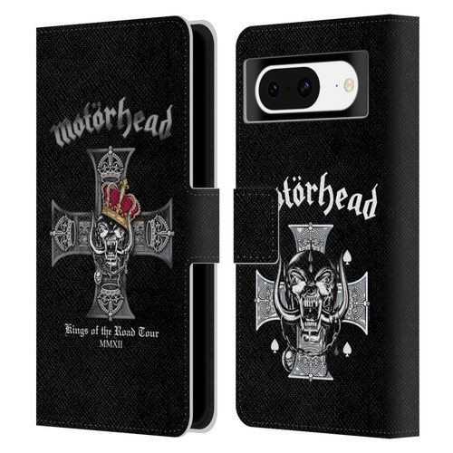 Motorhead Tours Kings Of The Road Leather Book Wallet Case Cover For Google Pixel 8