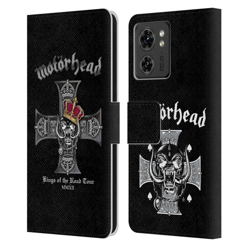 Motorhead Tours Kings Of The Road Leather Book Wallet Case Cover For Motorola Moto Edge 40