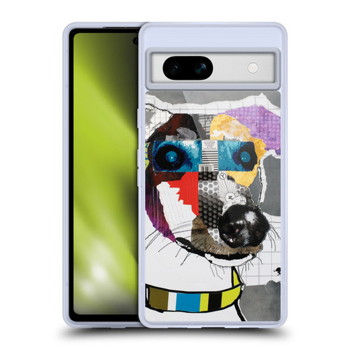 Michel Keck Dogs 3 Greyhound Soft Gel Case for Google Pixel 7a
