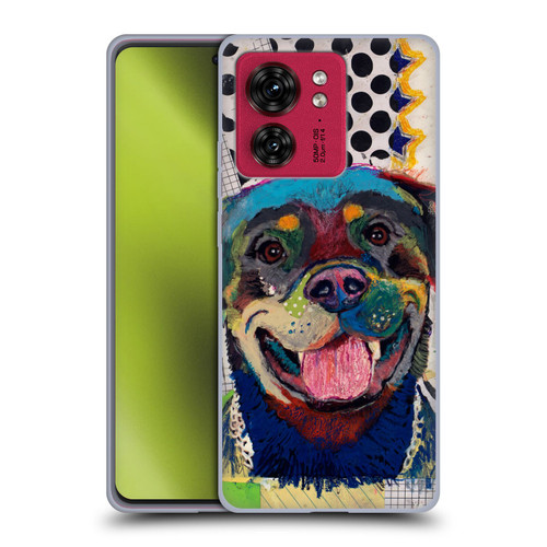 Michel Keck Dogs Rottweiler Soft Gel Case for Motorola Moto Edge 40