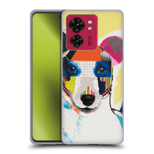 Michel Keck Dogs Whippet Soft Gel Case for Motorola Moto Edge 40