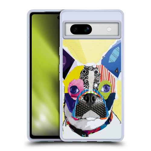 Michel Keck Dogs Boston Terrier Soft Gel Case for Google Pixel 7a