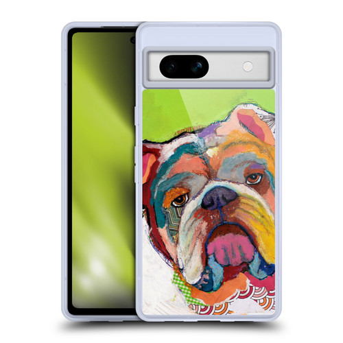 Michel Keck Dogs Bulldog Soft Gel Case for Google Pixel 7a