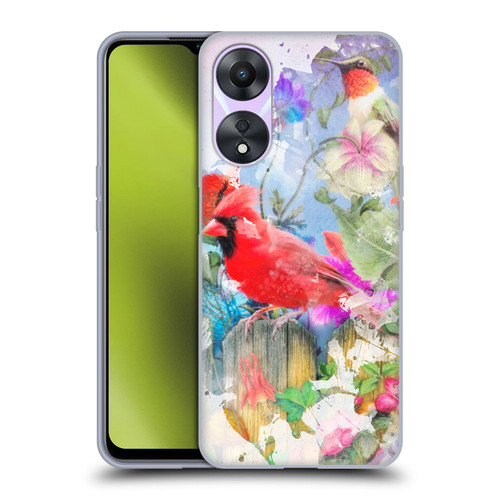 Aimee Stewart Assorted Designs Birds And Bloom Soft Gel Case for OPPO A78 4G
