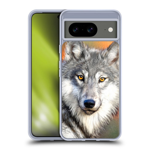 Aimee Stewart Animals Autumn Wolf Soft Gel Case for Google Pixel 8