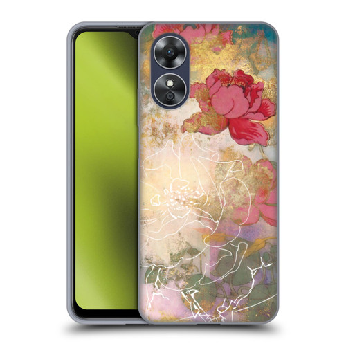 Aimee Stewart Smokey Floral Midsummer Soft Gel Case for OPPO A17