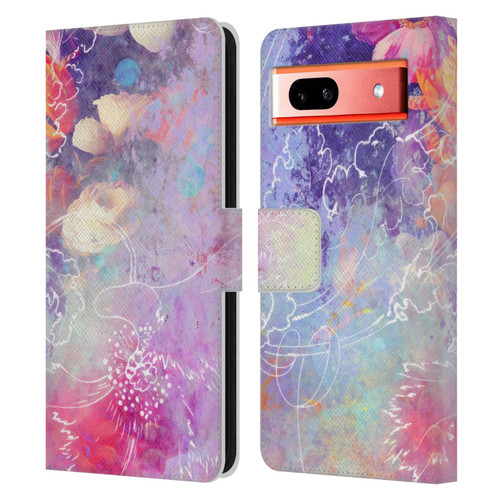 Aimee Stewart Assorted Designs Lily Leather Book Wallet Case Cover For Google Pixel 7a