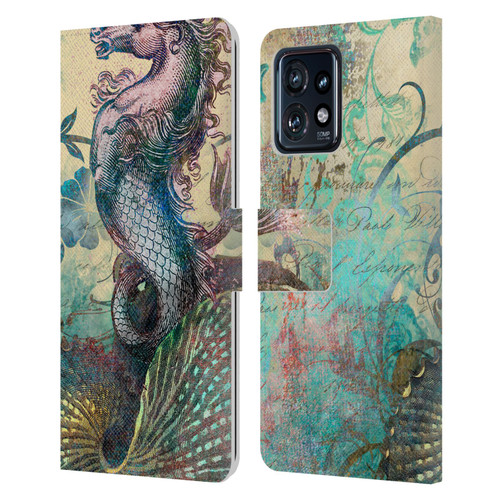 Aimee Stewart Fantasy The Seahorse Leather Book Wallet Case Cover For Motorola Moto Edge 40 Pro