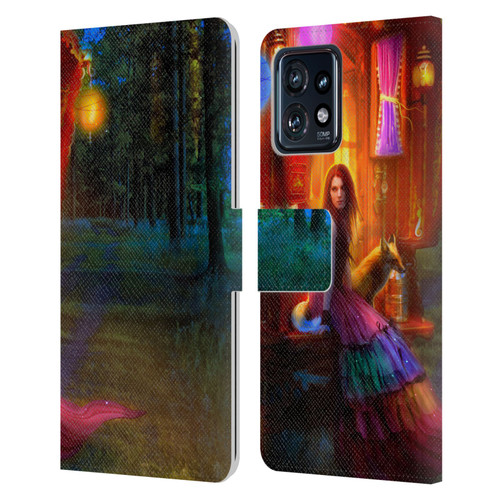Aimee Stewart Fantasy Wanderlust Leather Book Wallet Case Cover For Motorola Moto Edge 40 Pro