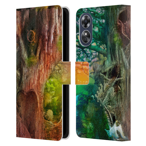 Aimee Stewart Fantasy Dream Tree Leather Book Wallet Case Cover For OPPO A17