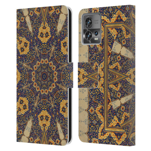 Aimee Stewart Mandala Ancient Script Leather Book Wallet Case Cover For Motorola Moto Edge 30 Fusion