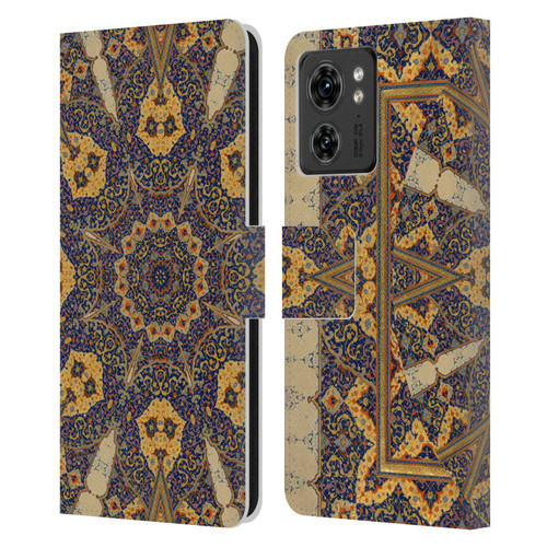 Aimee Stewart Mandala Ancient Script Leather Book Wallet Case Cover For Motorola Moto Edge 40