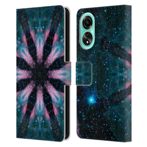 Aimee Stewart Mandala Galactic Leather Book Wallet Case Cover For OPPO A78 5G