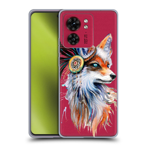 Pixie Cold Animals Fox Soft Gel Case for Motorola Moto Edge 40