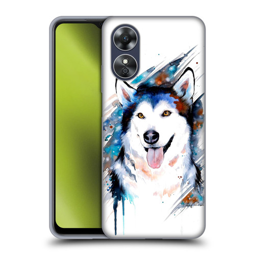 Pixie Cold Animals Husky Soft Gel Case for OPPO A17