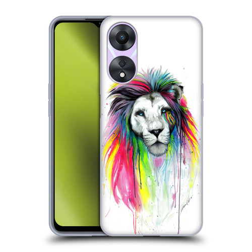 Pixie Cold Cats Rainbow Mane Soft Gel Case for OPPO A78 5G