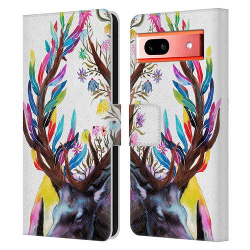 Pixie Cold Animals Memories Leather Book Wallet Case Cover For Google Pixel 7a