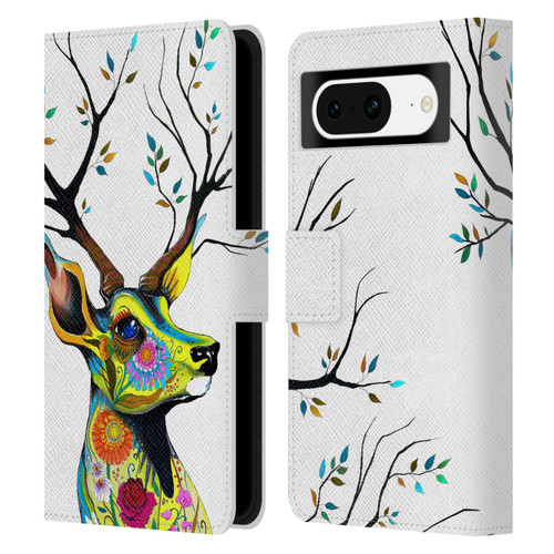 Pixie Cold Animals King Of The Forest Leather Book Wallet Case Cover For Google Pixel 8