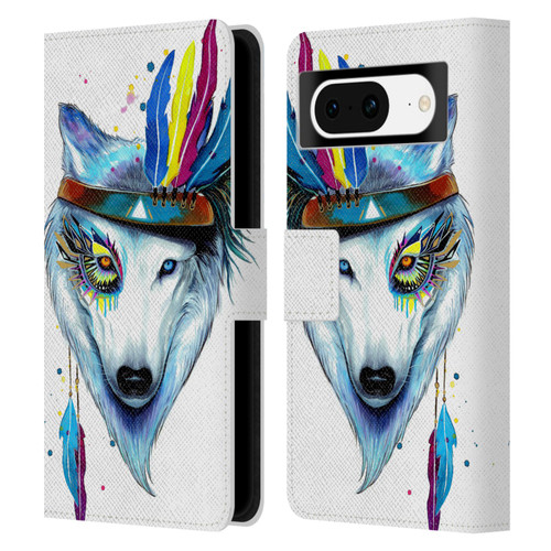 Pixie Cold Animals Warrior Leather Book Wallet Case Cover For Google Pixel 8