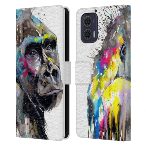 Pixie Cold Animals I See The Future Leather Book Wallet Case Cover For Motorola Moto G73 5G