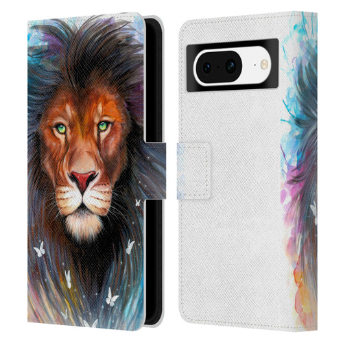 Pixie Cold Cats Sacred King Leather Book Wallet Case Cover For Google Pixel 8