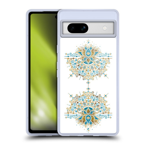 Cat Coquillette Patterns 6 Lotus Bloom Mandala 2 Soft Gel Case for Google Pixel 7a