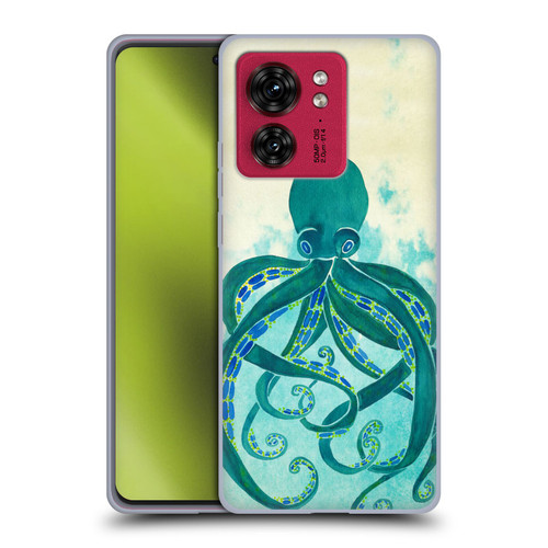 Cat Coquillette Sea Octopus Soft Gel Case for Motorola Moto Edge 40