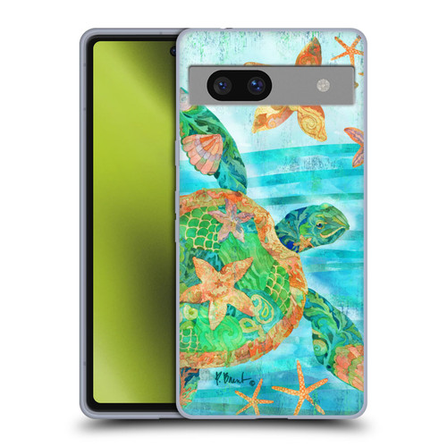 Paul Brent Coastal Nassau Turtle Soft Gel Case for Google Pixel 7a