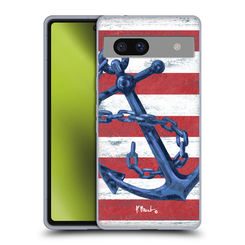 Paul Brent Nautical Westerly Anchor Soft Gel Case for Google Pixel 7a