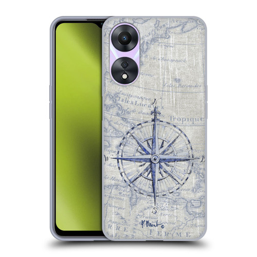 Paul Brent Nautical Vintage Compass Soft Gel Case for OPPO A78 5G