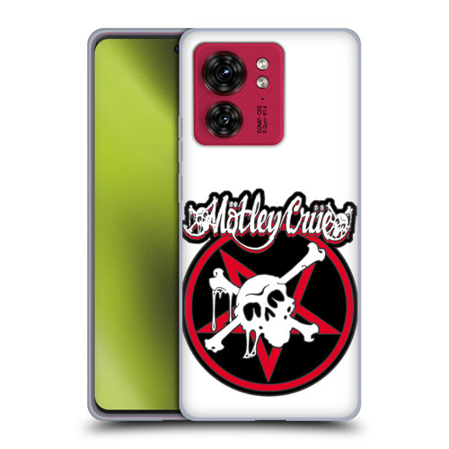 Motley Crue Logos Dr. Feelgood Skull Soft Gel Case for Motorola Moto Edge 40