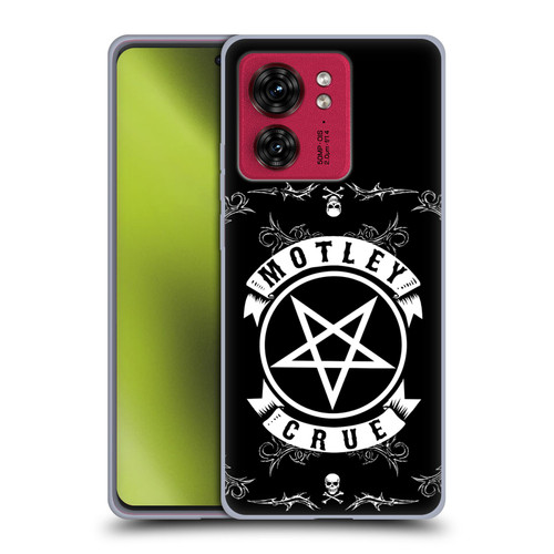 Motley Crue Logos Pentagram And Skull Soft Gel Case for Motorola Moto Edge 40