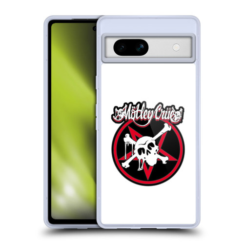 Motley Crue Logos Dr. Feelgood Skull Soft Gel Case for Google Pixel 7a