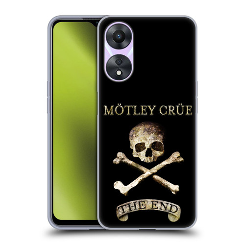 Motley Crue Logos The End Soft Gel Case for OPPO A78 5G