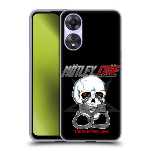 Motley Crue Logos Too Fast For Love Skull Soft Gel Case for OPPO A78 5G