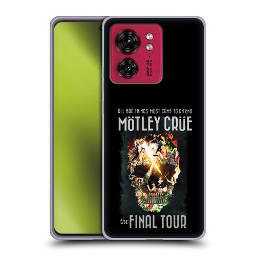 Motley Crue Tours All Bad Things Final Soft Gel Case for Motorola Moto Edge 40