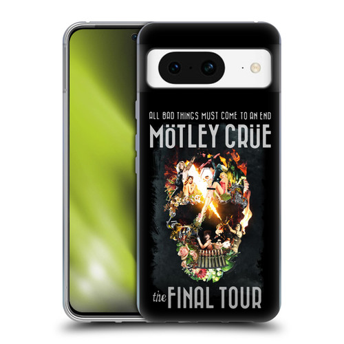 Motley Crue Tours All Bad Things Final Soft Gel Case for Google Pixel 8