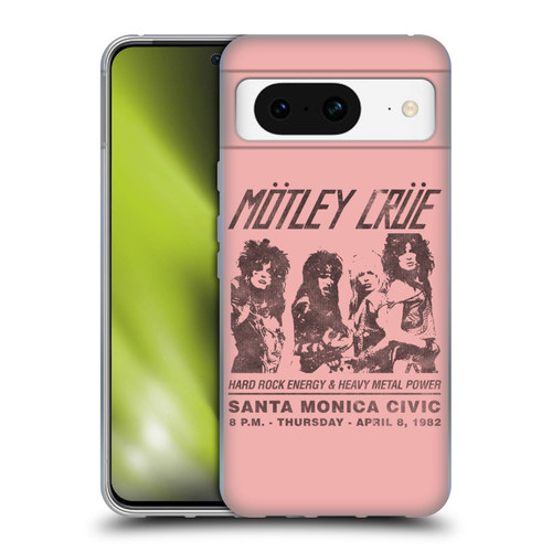 Motley Crue Tours Santa Monica Soft Gel Case for Google Pixel 8