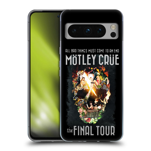Motley Crue Tours All Bad Things Final Soft Gel Case for Google Pixel 8 Pro
