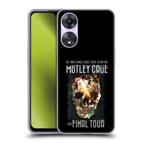 Motley Crue Tours All Bad Things Final Soft Gel Case for OPPO A78 5G