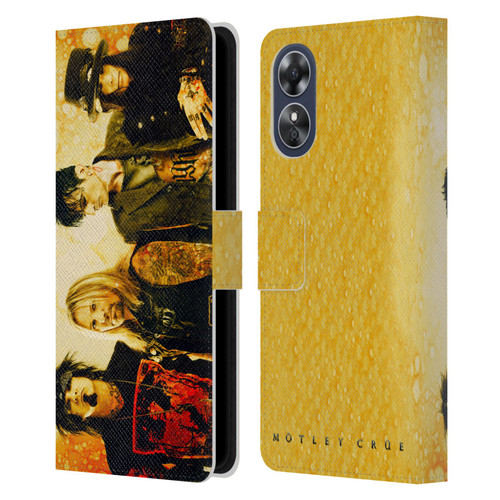 Motley Crue Tours Rock In Rio Brazil 2015 Leather Book Wallet Case Cover For OPPO A17