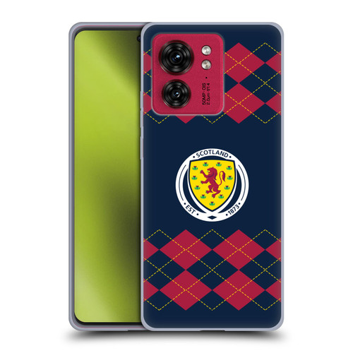 Scotland National Football Team Logo 2 Argyle Soft Gel Case for Motorola Moto Edge 40