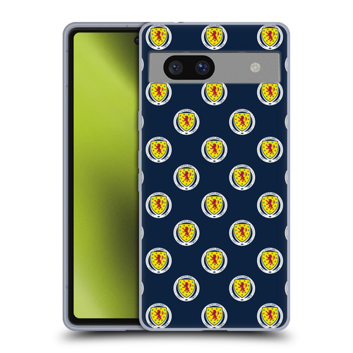 Scotland National Football Team Logo 2 Pattern Soft Gel Case for Google Pixel 7a
