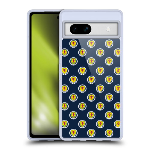 Scotland National Football Team Logo 2 Pattern Soft Gel Case for Google Pixel 7a