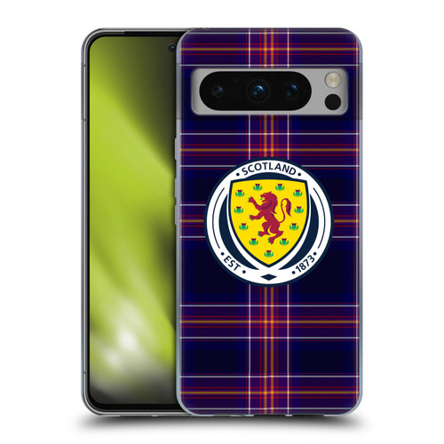 Scotland National Football Team Logo 2 Tartan Soft Gel Case for Google Pixel 8 Pro