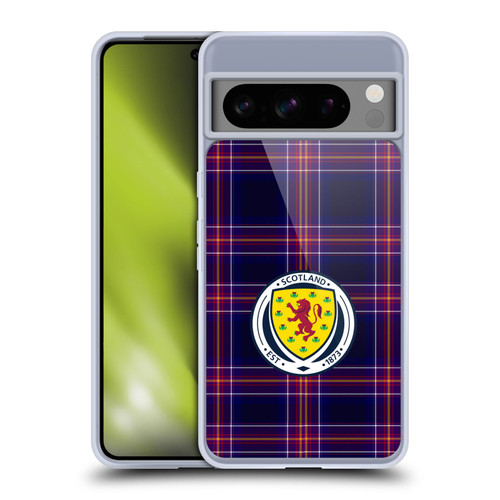 Scotland National Football Team Logo 2 Tartan Soft Gel Case for Google Pixel 8 Pro