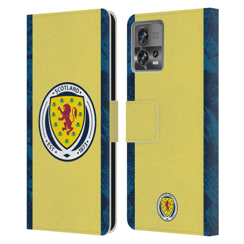 Scotland National Football Team Kits 2020 Home Goalkeeper Leather Book Wallet Case Cover For Motorola Moto Edge 30 Fusion